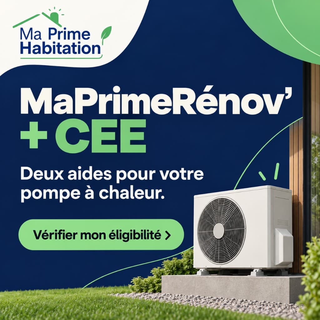 MaPrimeRénov' + CEE - deux aides pour votre pompe à chaleur